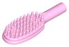 Minifigure, Utensil Hairbrush - 10mm Handle Bright Pink