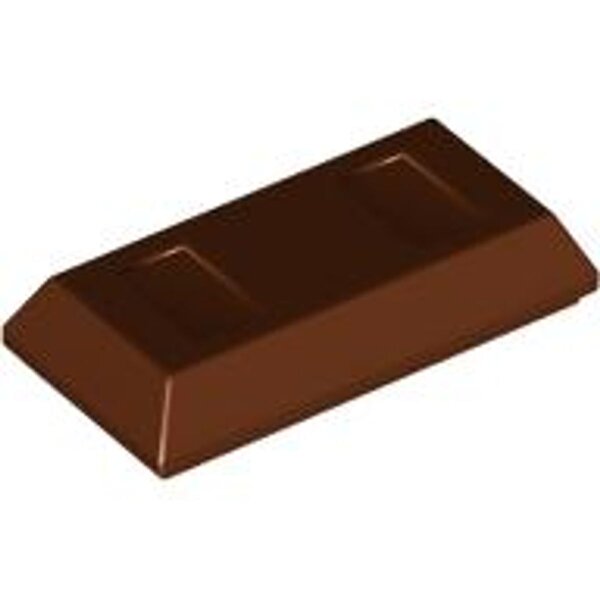 Minifigure, Utensil Ingot 1x2 Reddish Brown