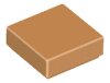 Tile 1x1 with Groove Medium Nougat