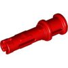 Technic, Pin 3L with Friction Ridges and Stop Bush Red