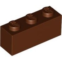 Brick 1x3 Reddish Brown