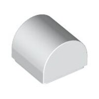 Slope, Curved 1x1x2/3 Double White