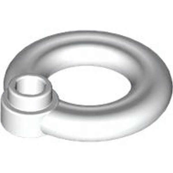 Minifigure, Utensil Flotation Ring (Life Preserver) White