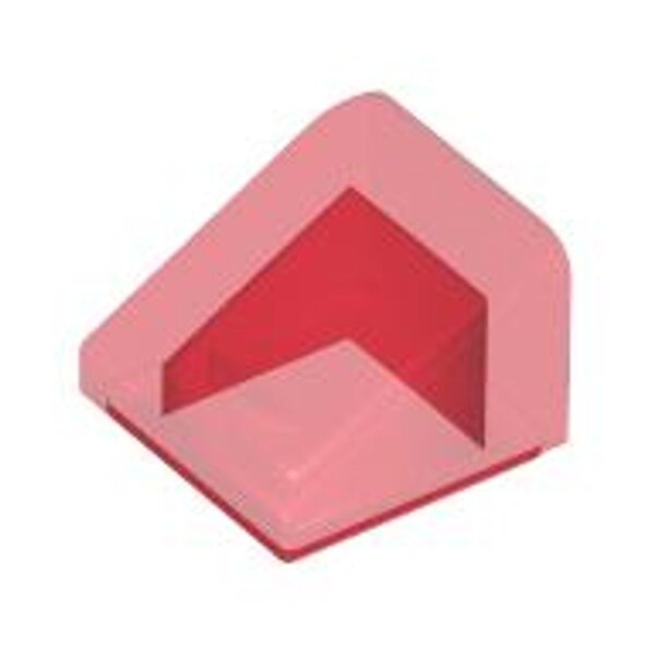Slope 30 1x1x2/3 Trans-Red
