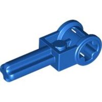 Technic, Axle  2L with Reverser Handle Axle Connector Blue