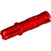 Technic, Axle  1L with Pin 2L with Friction Ridges Red
