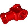 Technic, Axle Connector with Axle Hole Red