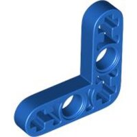 Technic, Liftarm, Modified Bent Thin L-Shape 3x3 Blue