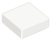 Tile 1x1 with Groove White