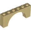 Arch 1x6x2 - Medium Thick Top without Reinforced Underside Tan