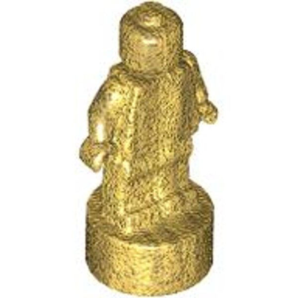 Minifigure, Utensil Statuette / Trophy Pearl Gold