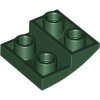 Slope, Curved 2x2x2/3 Inverted Dark Green