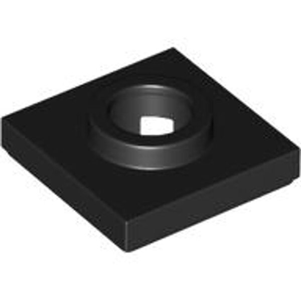 Turntable 2x2 Square Base Black