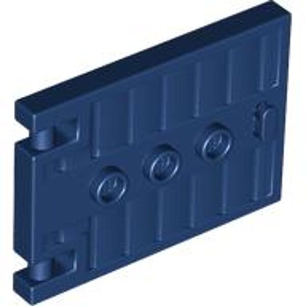 Door 1x5x3 with 3 Studs and Handle Dark Blue