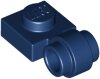 Plate, Modified 1x1 with Light Attachment - Thick Ring Dark Blue