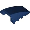 Wedge 4x4 Triple Curved No Studs Dark Blue