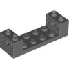 Technic, Brick 2x6x1 1/3 with Axle Holes and Bottom Pins Dark Bluish Gray