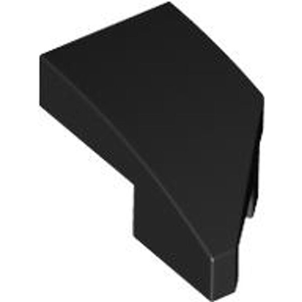 Wedge 2x1x2/3 Left Black