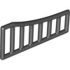 Bar 1x8x3 - 1x8x4 Grille Curved Black