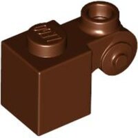 Brick, Modified 1x1 with Scroll with Hollow Stud Reddish...