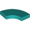 Tile, Round Corner 2x2 Macaroni Dark Turquoise