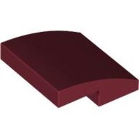 Slope, Curved 2x2x2/3 Dark Red