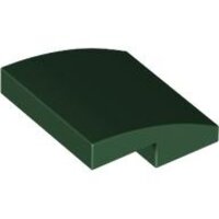 Slope, Curved 2x2x2/3 Dark Green