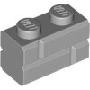 Brick, Modified 1x2 with Masonry Profile Light Bluish Gray