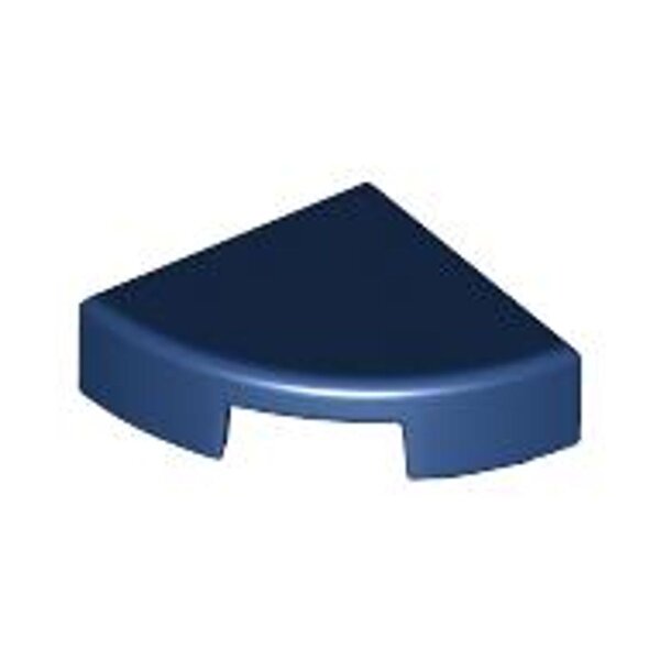 Tile, Round 1x1 Quarter Dark Blue