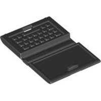 Minifigure, Utensil Computer Laptop Black