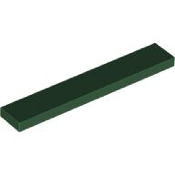 Tile 1x6 Dark Green