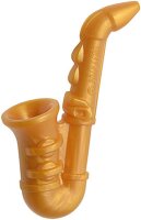 Minifigure, Utensil Musical Instrument, Saxophone Pearl Gold
