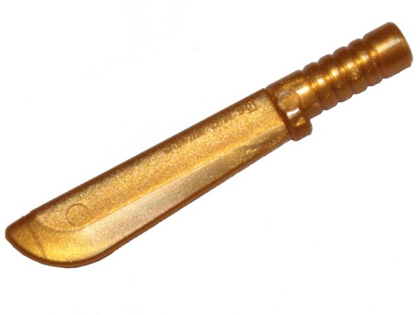 Minifigure, Weapon Machete Pearl Gold