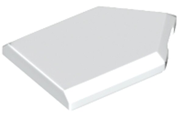 Tile, Modified 2x3 Pentagonal White