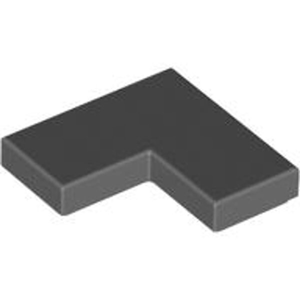 Tile 2x2 Corner Dark Bluish Gray