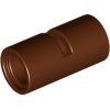 Technic, Pin Connector Round 2L with Slot (Pin Joiner Round) Reddish Brown