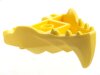 Dragon Head (Ninjago) Jaw with Large Spike and 2 Bar Handles on Back Bright Light Yellow
