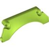 Technic, Panel Car Mudguard Arched #30 9x2x3 Straight Top Lime