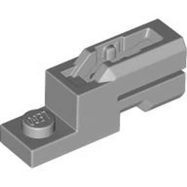 Projectile Launcher, 1x2 Mini Blaster / Tile Shooter Light Bluish Gray