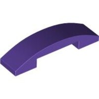 Slope, Curved 4x1x2/3 Double Dark Purple