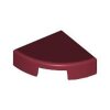 Tile, Round 1x1 Quarter Dark Red