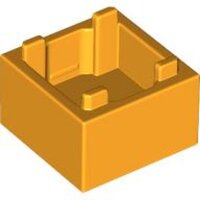 Container, Box 2x2x1 - Top Opening with Flat Inner Bottom...